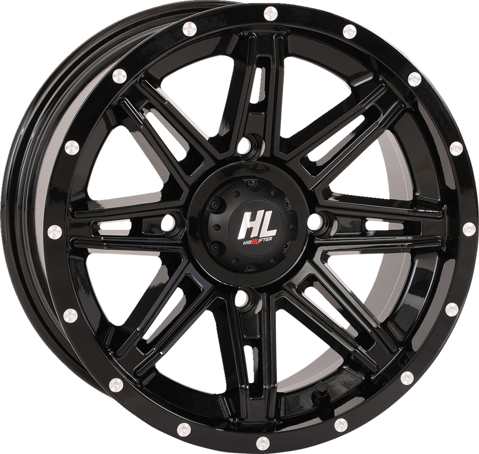 Rueda HIGH LIFTER - HL22 - Delantera/Trasera - Negro brillante - 14x7 - 4/137 - 4+3 (+10 mm) 14HL22-1237