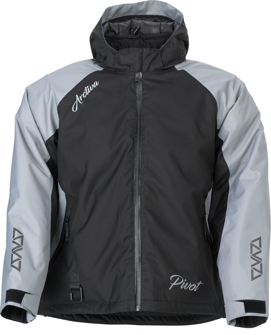 ARCTIVA Women's Pivot 5 Hooded Jacket - Gray - Small 3121-0803