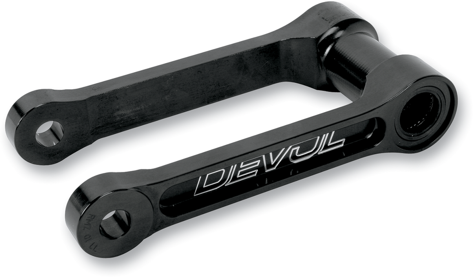 DEVOL Enlace de descenso - Baja 1.25" - Negro 0115-4701 