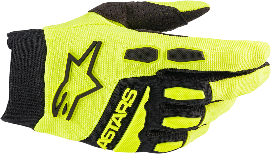 ALPINESTARS Full Bore Gloves - Fluo Yellow/Black - XL 3563622-551-XL