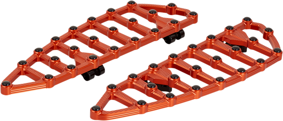 ARLEN NESS MX Driver Floorboards - Orange 410-011