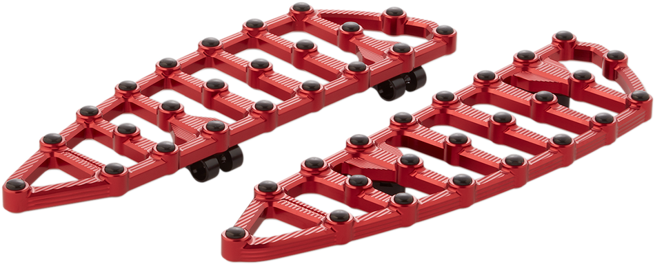 ARLEN NESS MX Driver Floorboards - Red 06-893