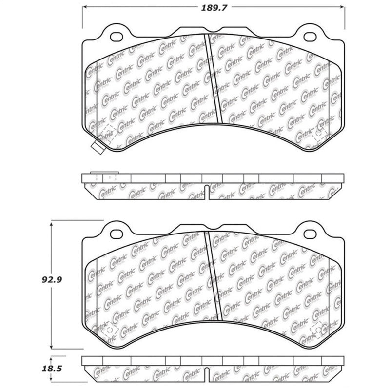 StopTech Street Touring Brake Pads - Front 308.1382