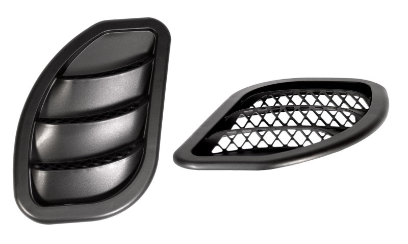 Daystar 2007-2018 Jeep Wrangler JK Hood Side Vent Kit Right and Left Black Pair KJ71048BK