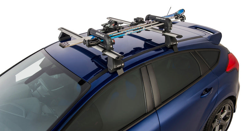 Rhino-Rack Universal Ski Carrier - Fits 2 Pairs of Skis - Black 572