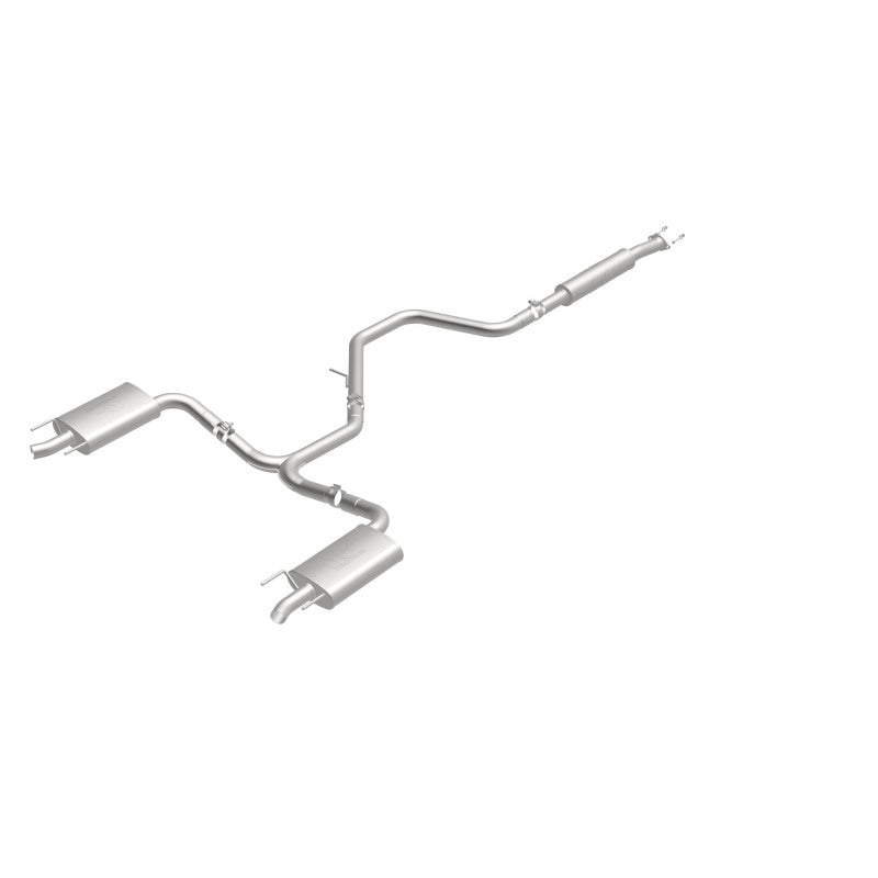 MagnaFlow Cat-Back SS 2.25/2.5 pulgadas Salida trasera doble dividida Punta pulida de 3 pulgadas 2015 Chev Impala 3.6L V6