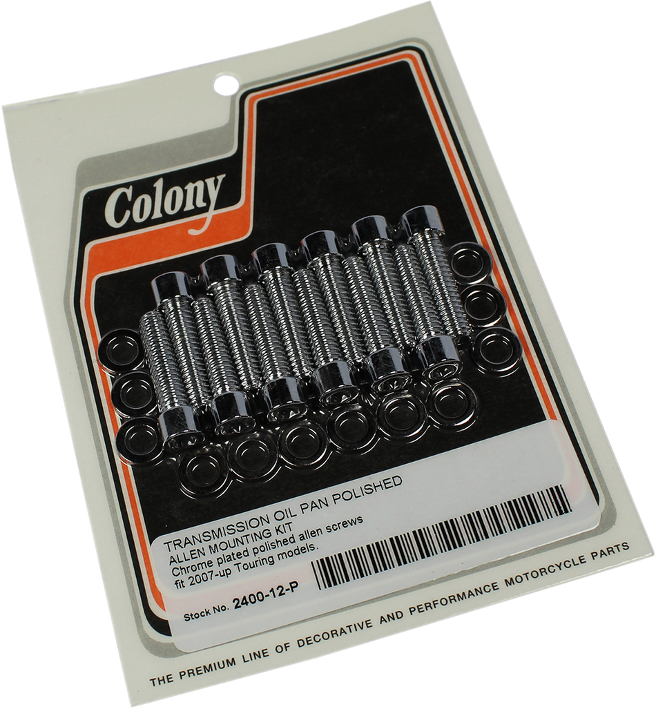 COLONY Transmission Pan Screw Kit 2400-12-P