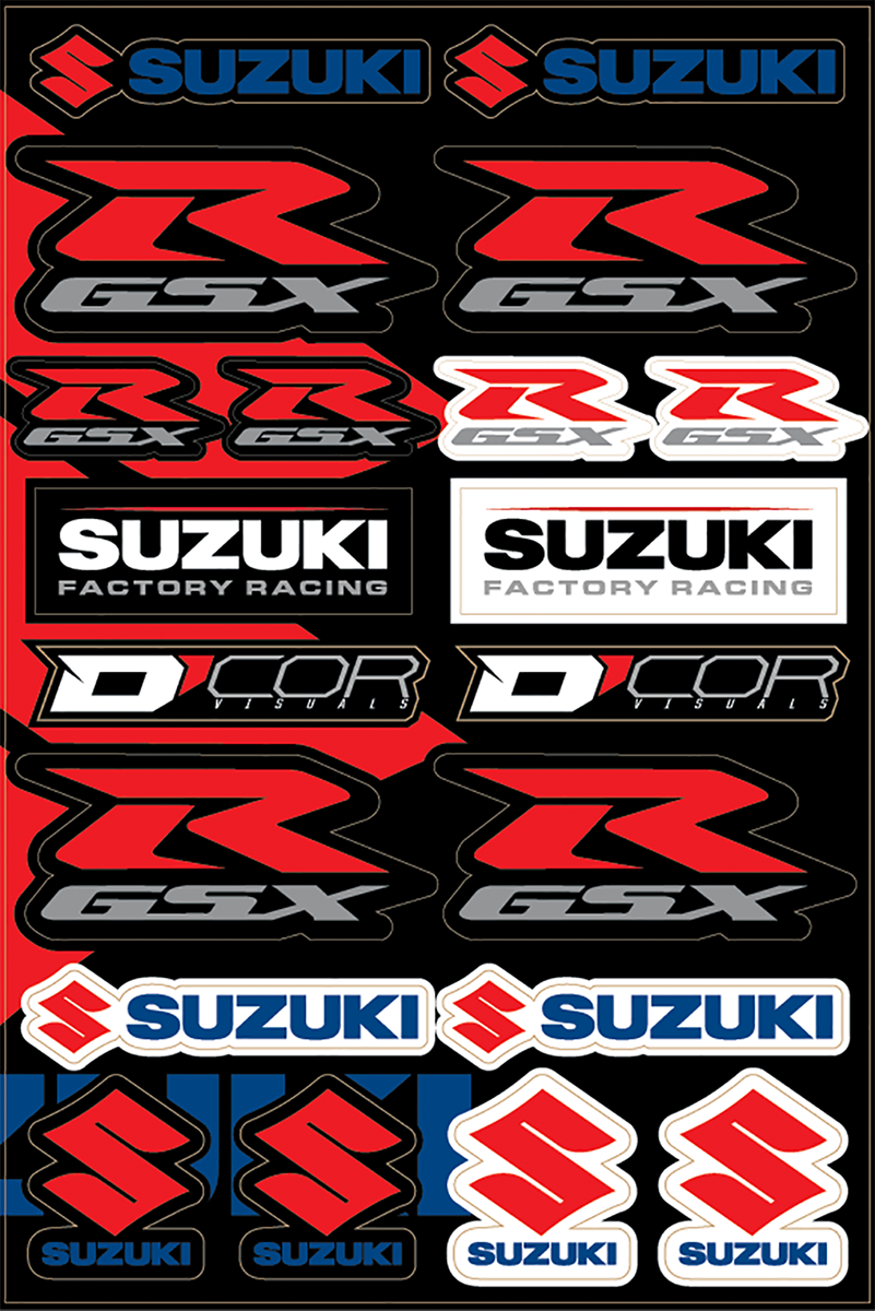 D'COR VISUALS Decal Sheet - Suzuki Street 40-40-105