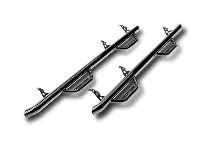 N-Fab Nerf Step 2019 Dodge Ram 1500 Crew Cab 5.7ft Bed - Gloss Black - Cab Length - 3in D1980CC