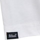 BILTWELL Camiseta raglán 1985 para mujer - Negro/Blanco - Mediana 8144-060-003 