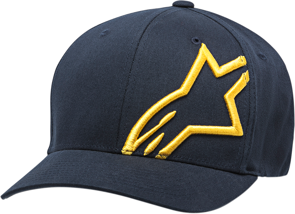 ALPINESTARS Corp Shift 2 Hat - Navy/Gold - Small/Medium 1032810087059SM