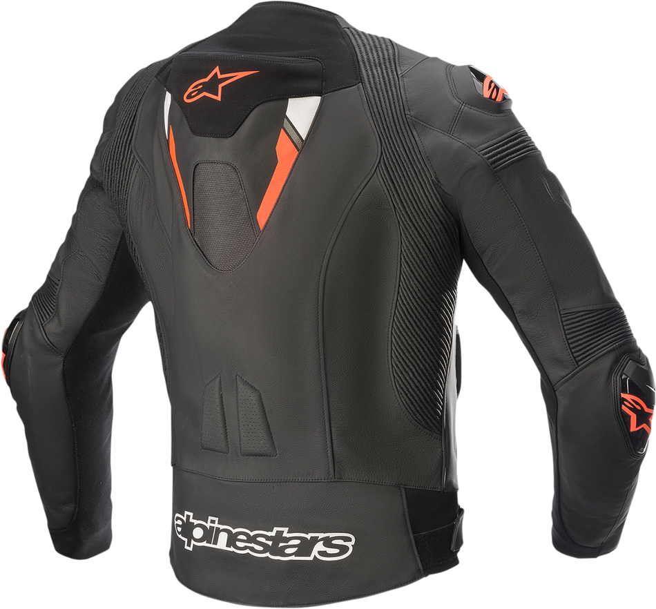 Chaqueta de cuero ALPINESTARS Missile Ignition v2 - Negro/Rojo/Blanco - US 42 / EU 52 3100222-1030-52 