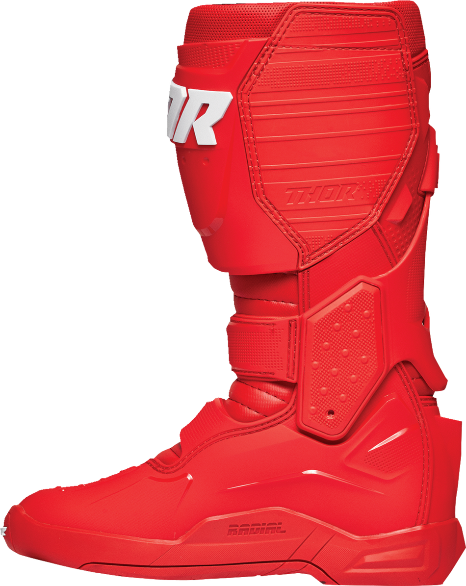 THOR Radial Boots - Red - Size 13 3410-2742