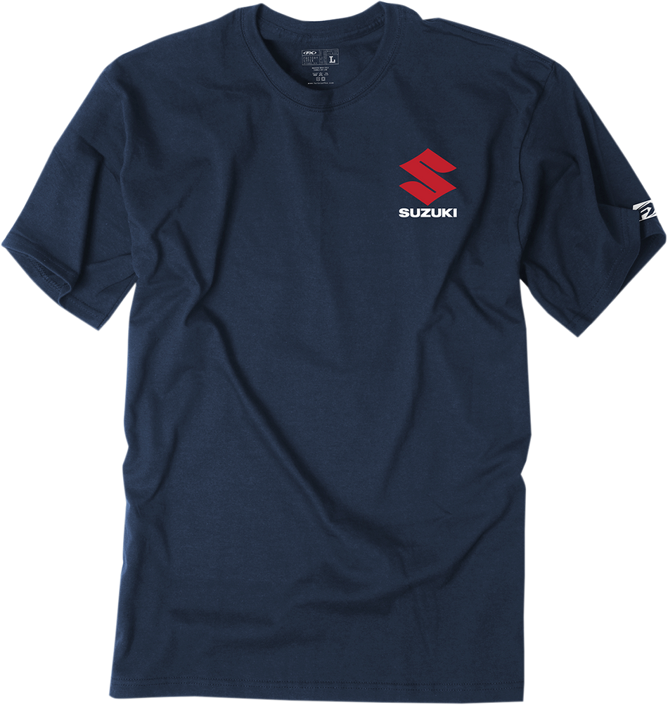 FACTORY EFFEX Suzuki Shutter T-Shirt - Navy - XL 20-87406