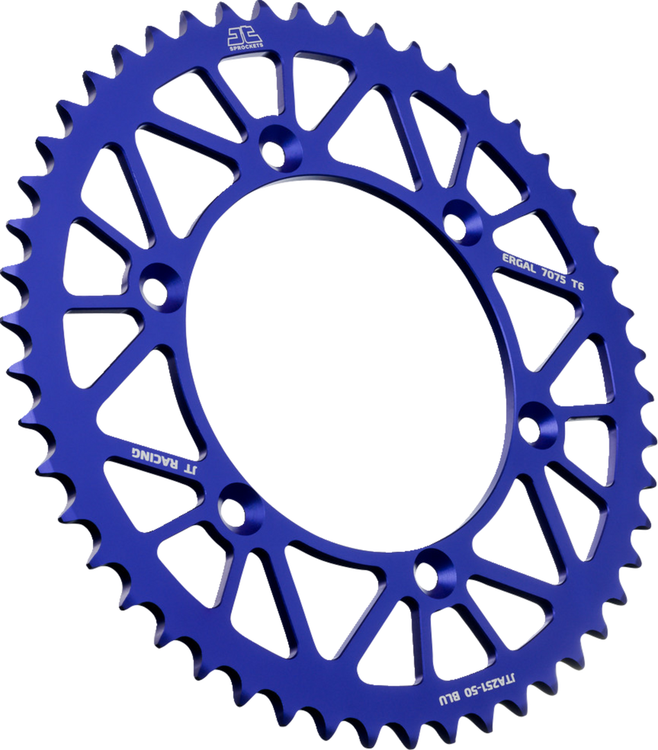 JT SPROCKETS Rear Sprocket - Blue - 50 Tooth - Yamaha JTA251.50BLU