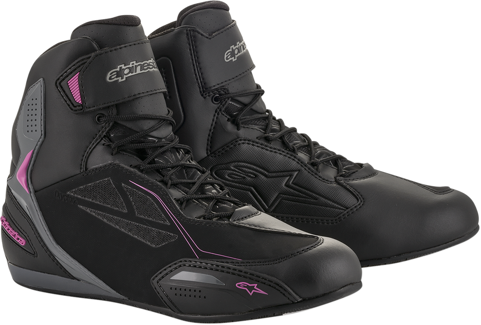 ALPINESTARS Faster-3 Drystar® Shoes - Black/Gray/Pink - US 6 25409191139-6