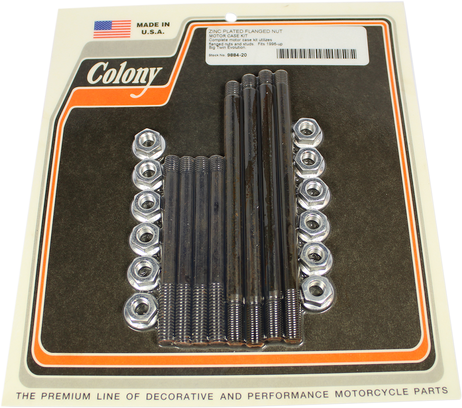 COLONY Bolt Kit - Motor Case - Big Twin/Evolution 9884-20