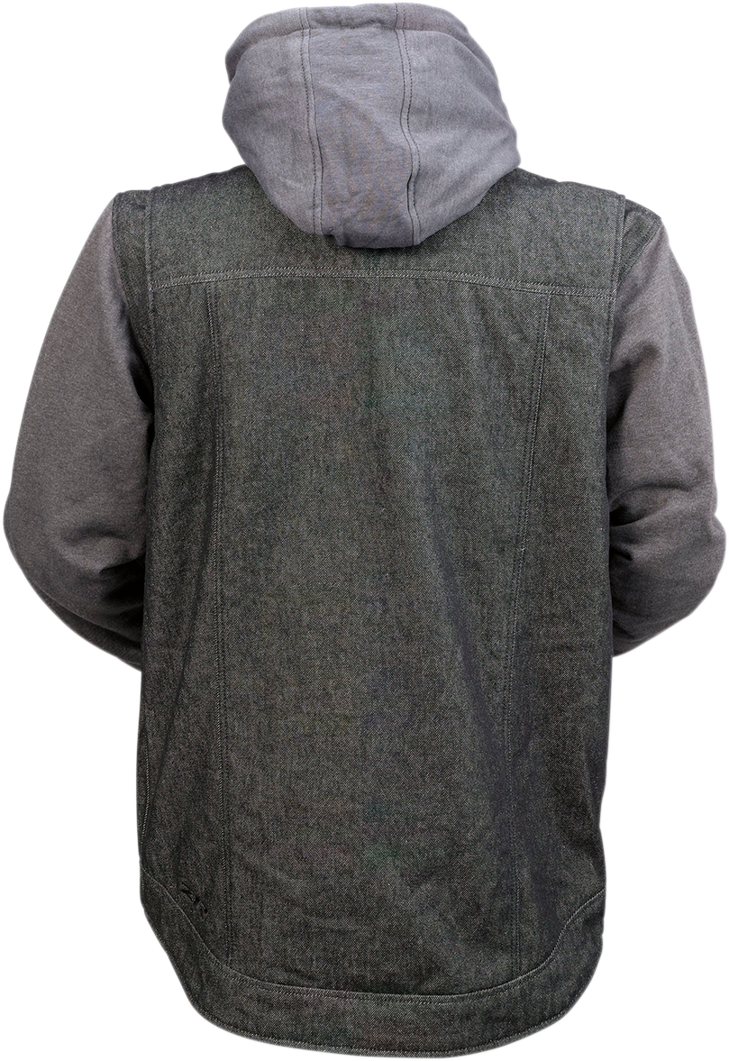 Sudadera con capucha vaquera Z1R - Negro/Gris - 2XL 2840-0108 