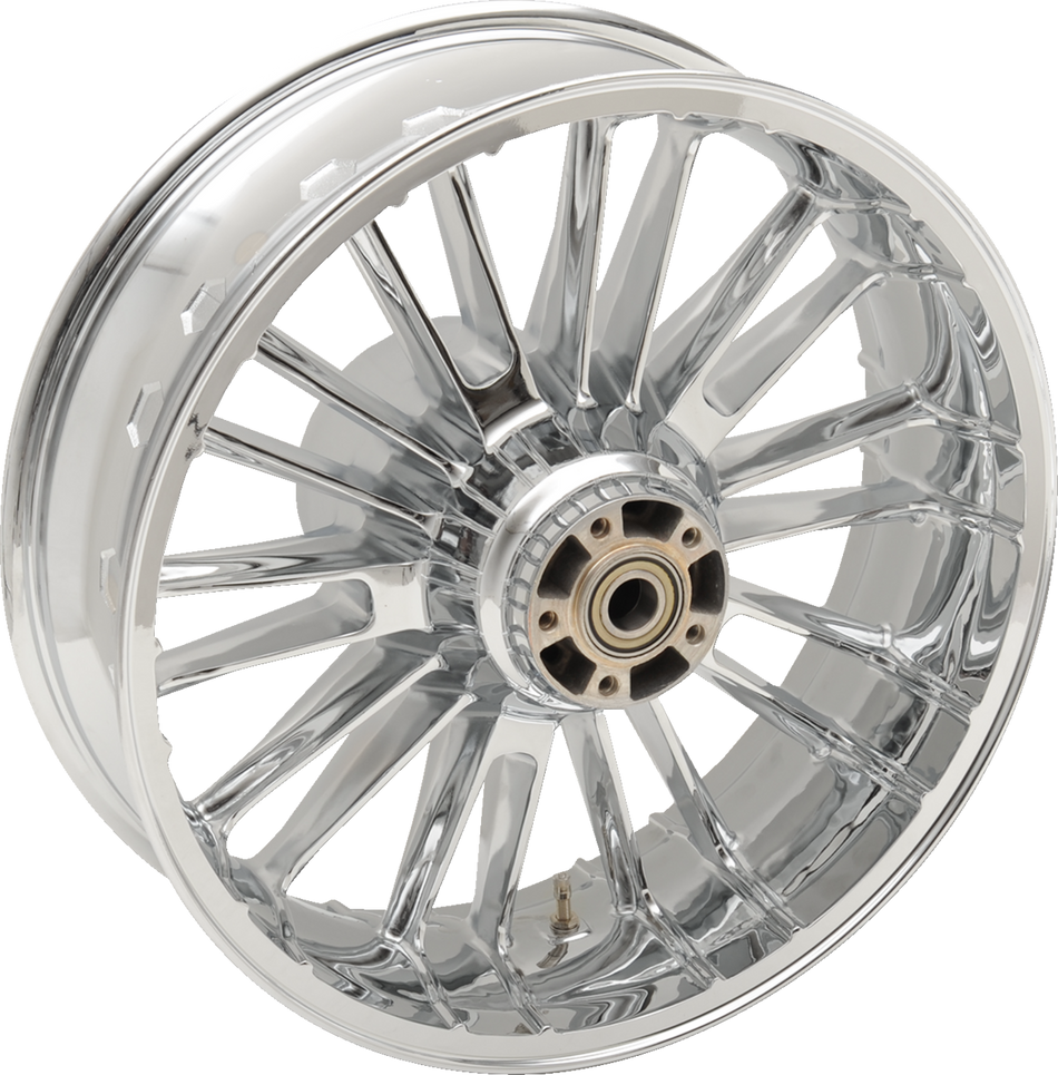 COASTAL MOTO Rear Wheel - Atlantic 3D - Single Disc/ABS - Chrome - 18"x5.50" 3D-ATL185CHABST