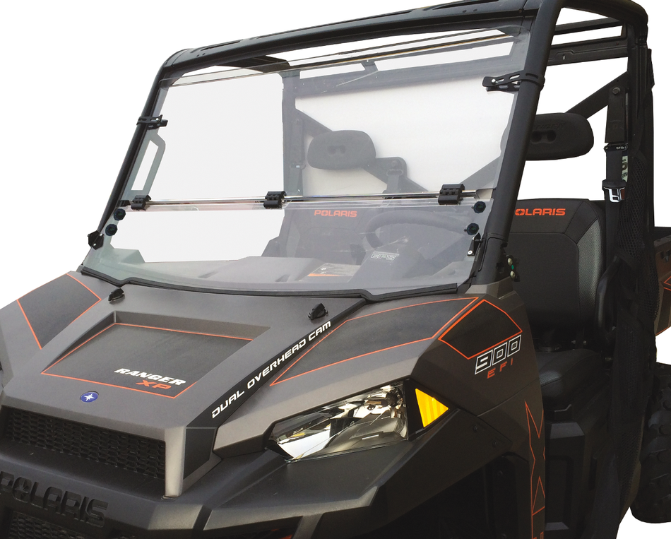 MOOSE UTILITY Voll klappbare Windschutzscheibe - Hartbeschichtet - Polaris LEMA100-0040 