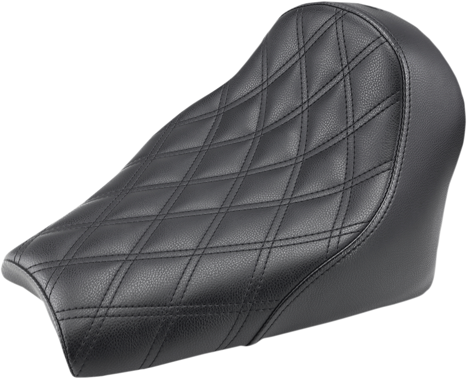 SADDLEMEN Seat - Renegade Solo - Lattice Stitched - Black I18-33-002LS