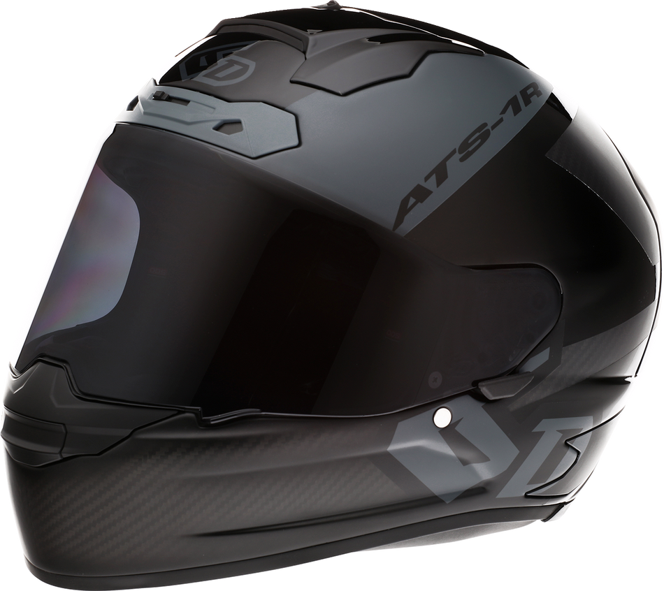 Casco 6D ATS-1R - Wyman - Negro/Gris - Pequeño 30-0705 