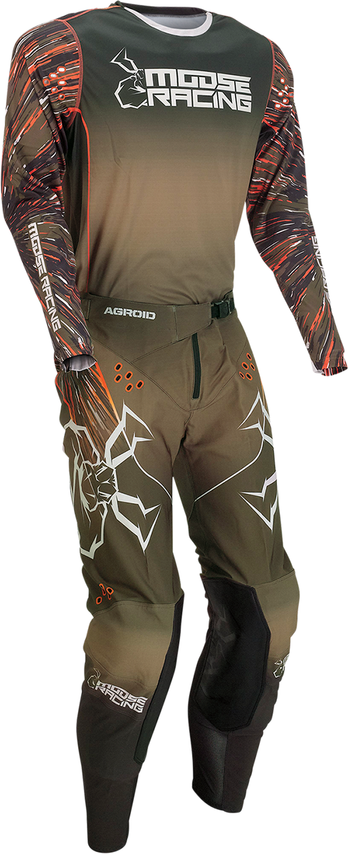 MOOSE RACING Agroid Hose - Oliv/Orange - 32 2901-10066 