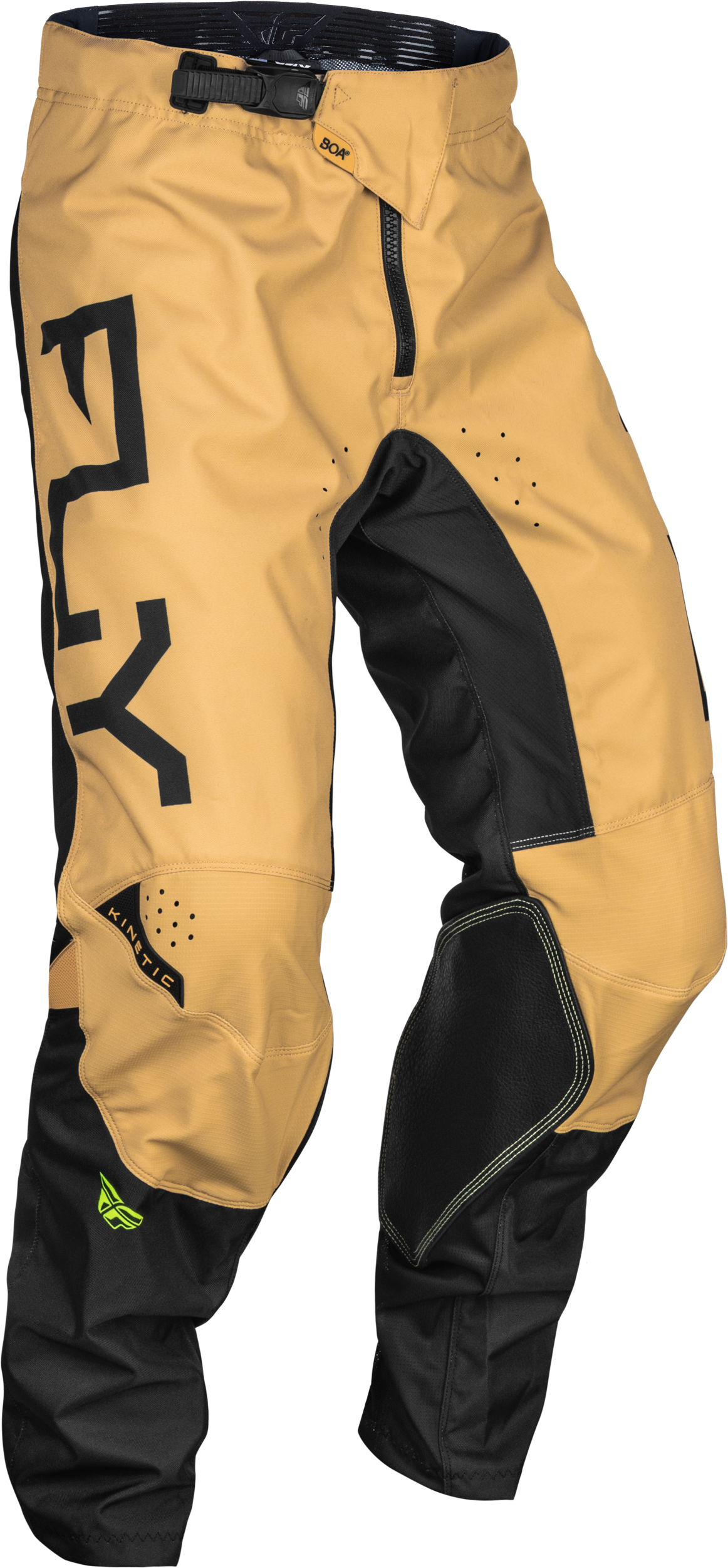 FLY RACING Kinetic Reload Pants Khaki/Black/Hi-Vis Sz 38 377-53238