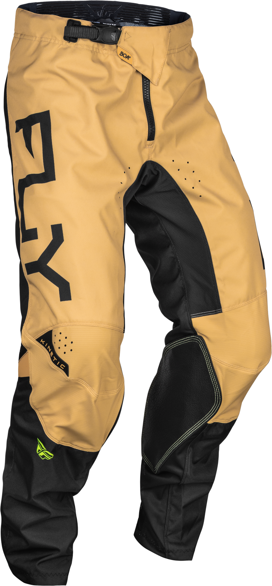 FLY RACING Kinetic Reload Pants Khaki/Black/Hi-Vis Sz 38 377-53238