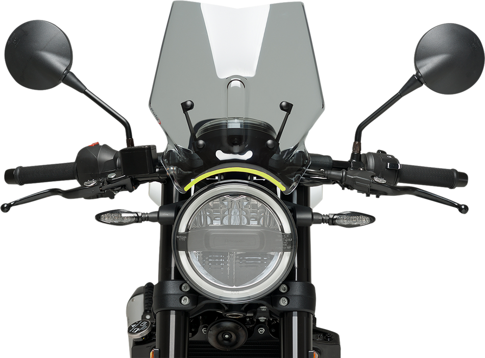 PUIG HI-TECH PARTS New Generation Windscreen - Light Smoke - Husqvarna 9702H