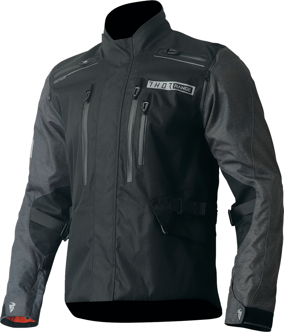 THOR Range Jacket - Black/Gray - Medium 2920-0722