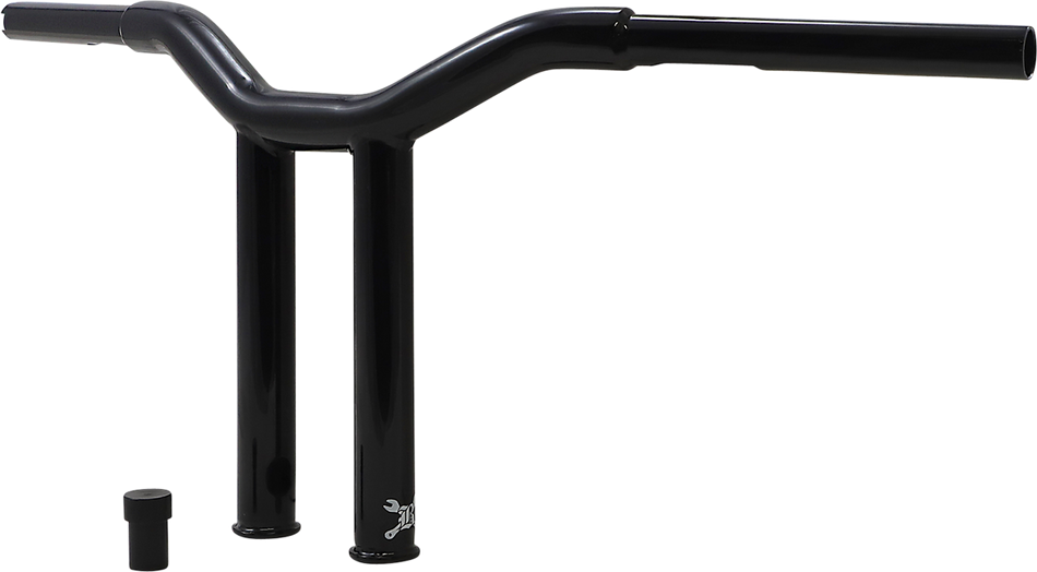 BURLY BRAND Handlebar - Dominator - Straight - 10" - Black B12-6071B