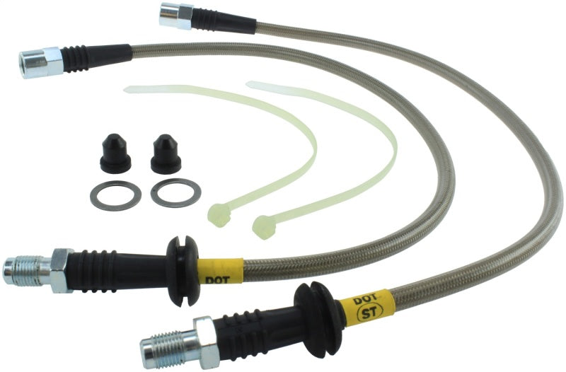 StopTech 96-02 BMW Z3 / 06-09 Z4 / 92-00 318i / 97-00 323 / 90-99 BMW 325/328 SS Front Brake Lines 950.34001