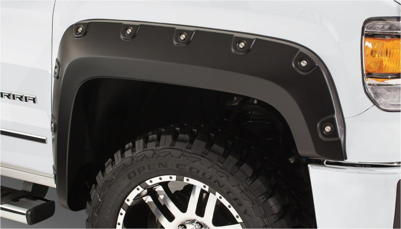 Bushwacker 16-18 GMC Sierra 1500 Boss Pocket Style Flares 4pc - Black 40976-02