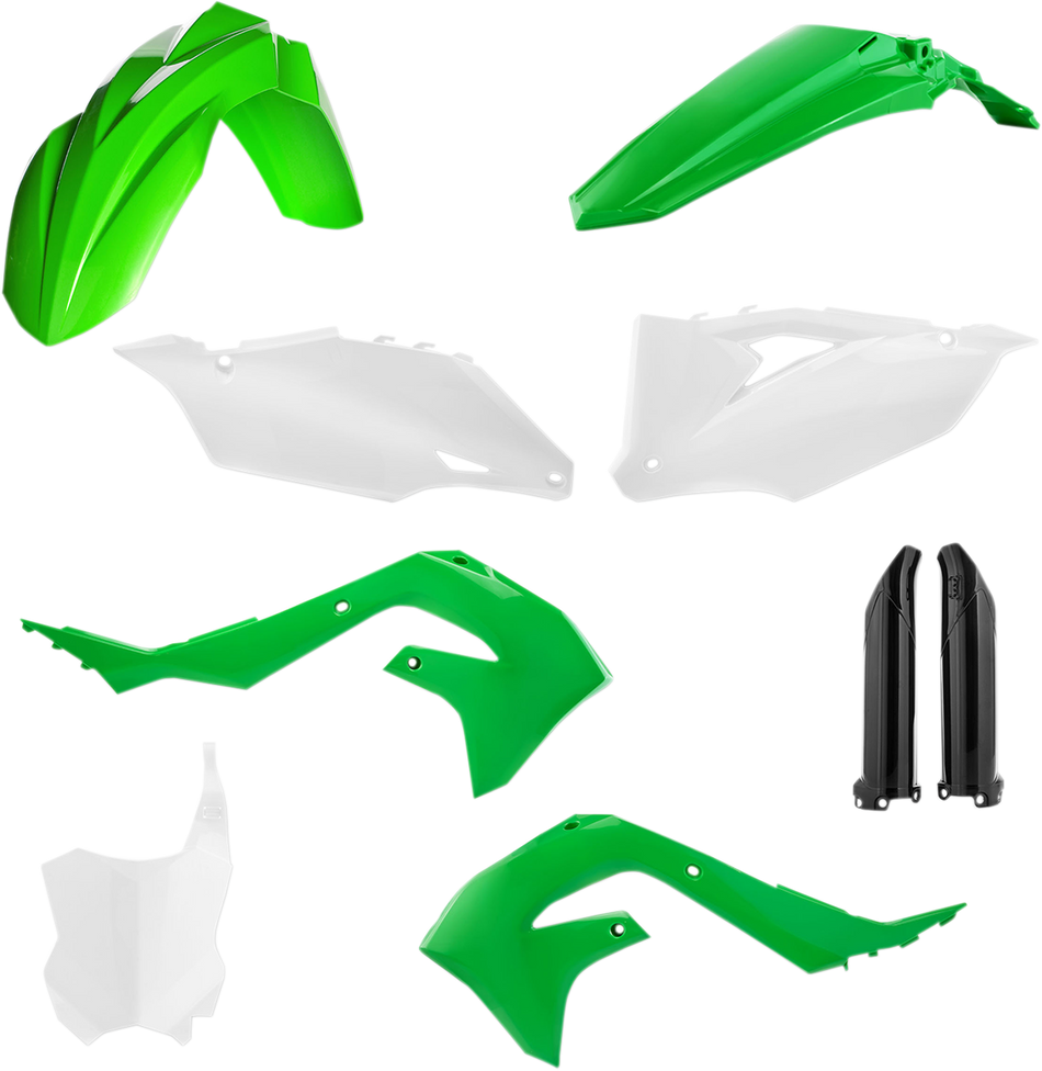 ACERBIS Full Replacement Body Kit OEM Green/White/Black KX250F/X/450F 2736296812