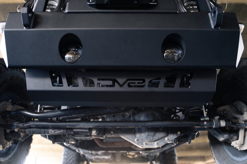 DV8 Offroad 18-23 Jeep Wrangler JL/JT Front Bumper Sway-Bar Disconnect Motor Skid Plate SPJL-02