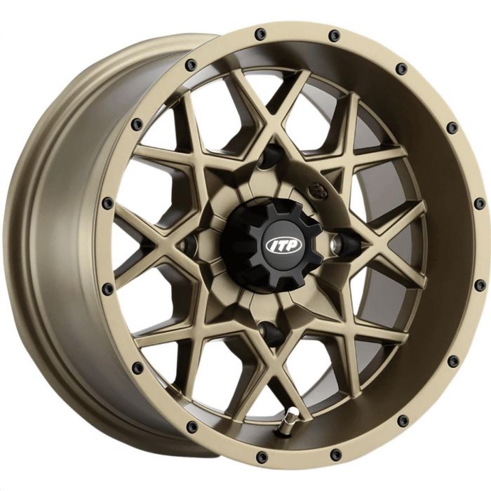 Itp Tires Hurricane Wheel, Bronze , 20x6.5 , 4/156 263454