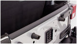 Bushwacker 07-18 Jeep Wrangler Trail Armor Hood and Tailgate Protector Excl Power Dome Hood - Black 14013