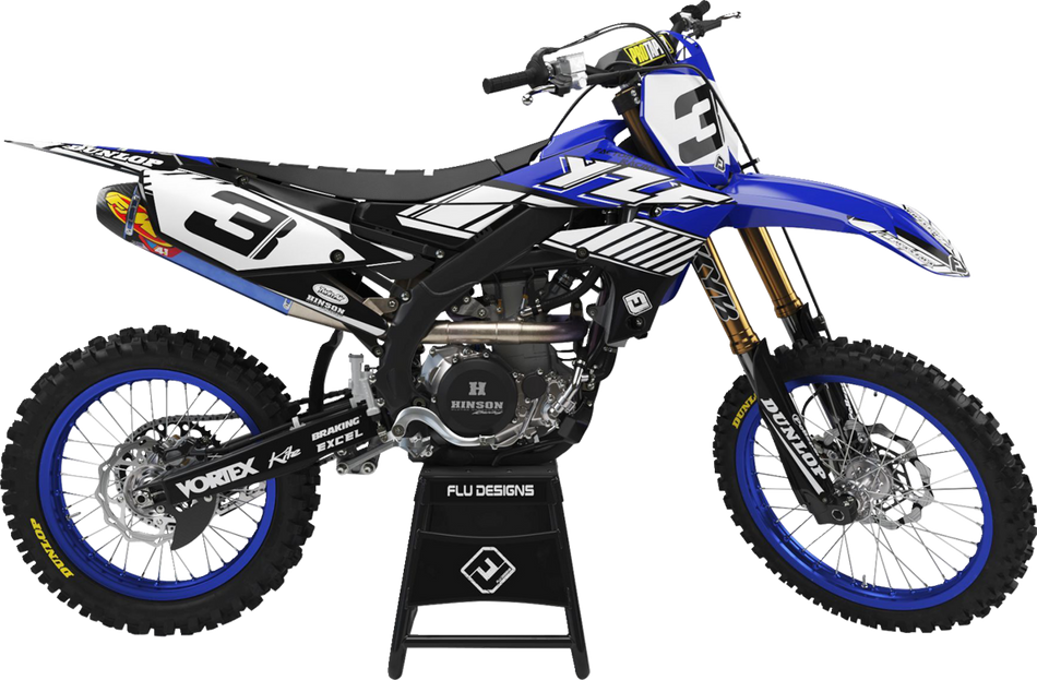 FLU DESIGNS INC. Kit gráfico PTS 6 - YZ 250F/400F/426F 31191 