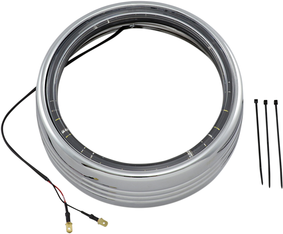 KURYAKYN 7" Trim Ring - Chrome 7785