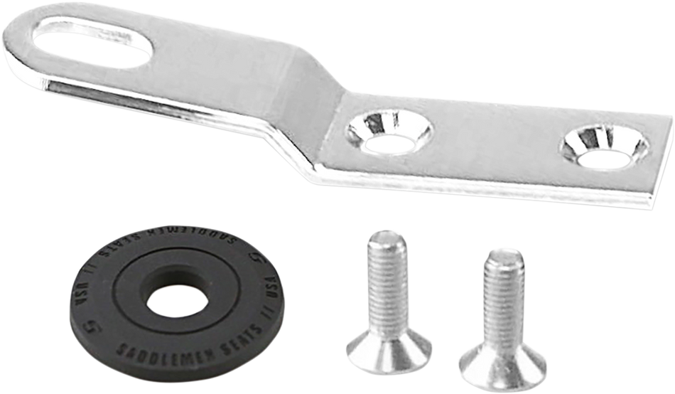 SADDLEMEN Seat Bracket - Chrome - 1/4"-28 10545CB