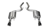Corsa 2015 Ford Mustang GT 5.0 3in Axle Back Exhaust, Black Dual 4.5in Tip *Sport* 14326BLK