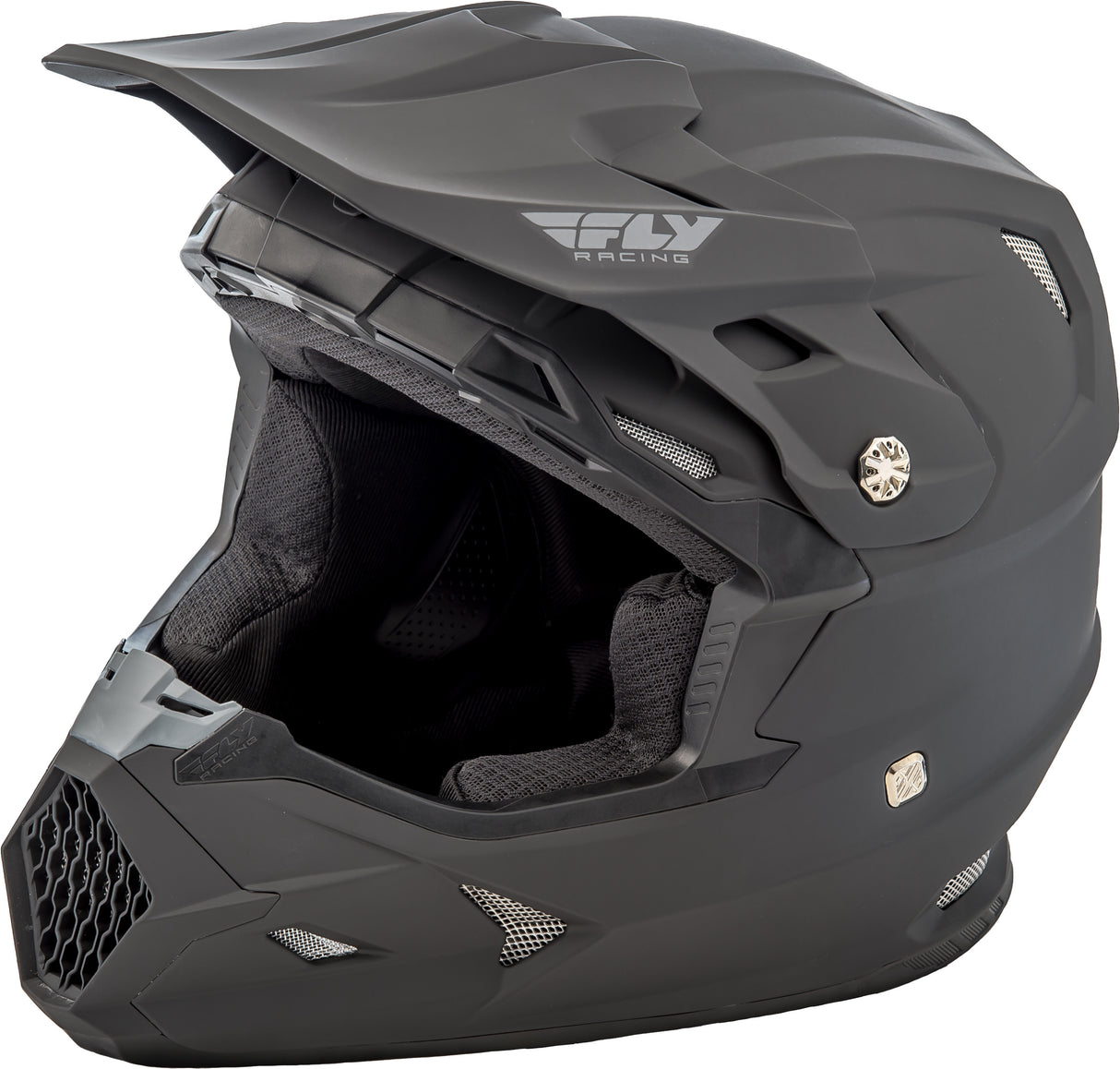 FLY RACING Toxin Original Helm Mattschwarz 2x 73-8521-9-2X