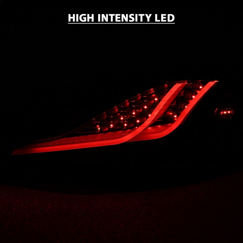 ANZO 10-13 Hyundai Genesis 2DR LED Taillights Smoke 321347