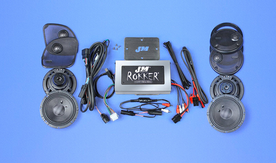 J&MRokker Xxr 700w 4-Sp/Amp Kit 16-18 Roadglide UltraXXRK-700SP4-16RU