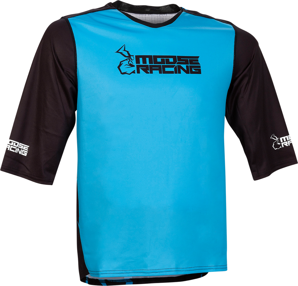 MOOSE RACING MTB Jersey - 3/4 Sleeve - Blue - Large 5020-0252