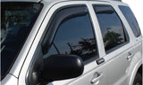 AVS 09-13 Toyota Corolla Ventvisor In-Channel Front & Rear Window Deflectors 4pc - Smoke 194073