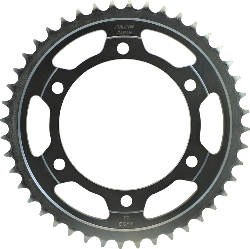 SUNSTAR SPROCKETS Steel Rear Sprocket - 44 Tooth - Suzuki 2-452344