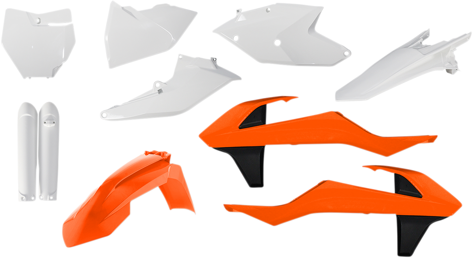 ACERBIS Full Replacement Body Kit - OEM Orange/White/Black 2421065135