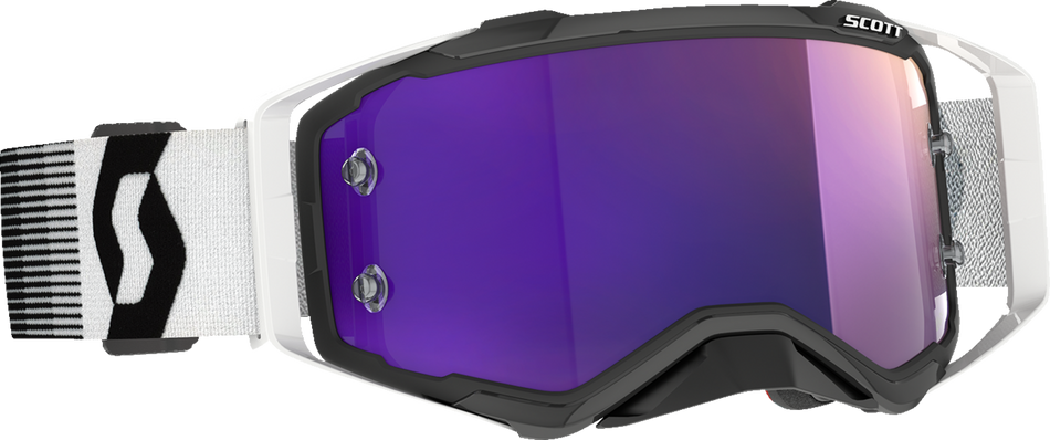 SCOTT Prospect Goggle - Premium Schwarz/Weiß - Lila Chrom 272821-7702281 